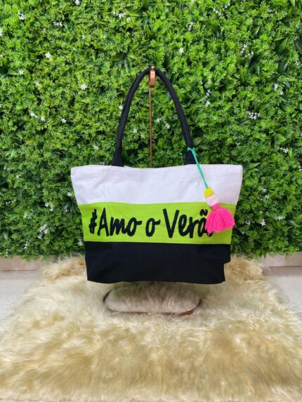 Bolsa de praia verde